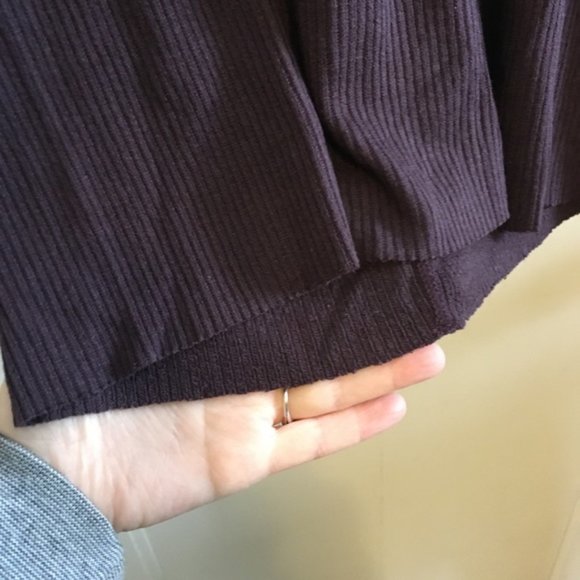 New Revolve Enza Costa rib knit turtleneck long sleeve bodycon mini dress